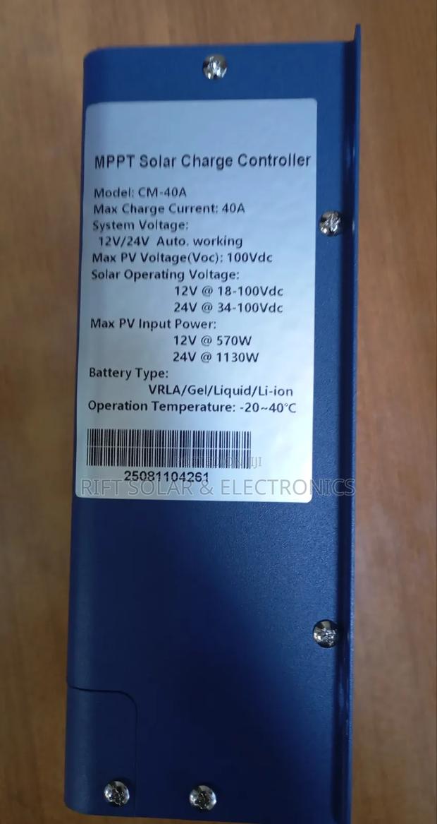 New 40a Snadi MPPT Solar Charger Controller 100 VDC - thumbnail 6