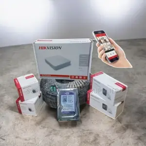 Hikvision 4 Cameras 1080phd CCTV Security System Motion Auto Tracking