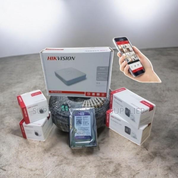 Hikvision 4 Cameras 1080phd CCTV Security System Motion Auto Tracking - main view