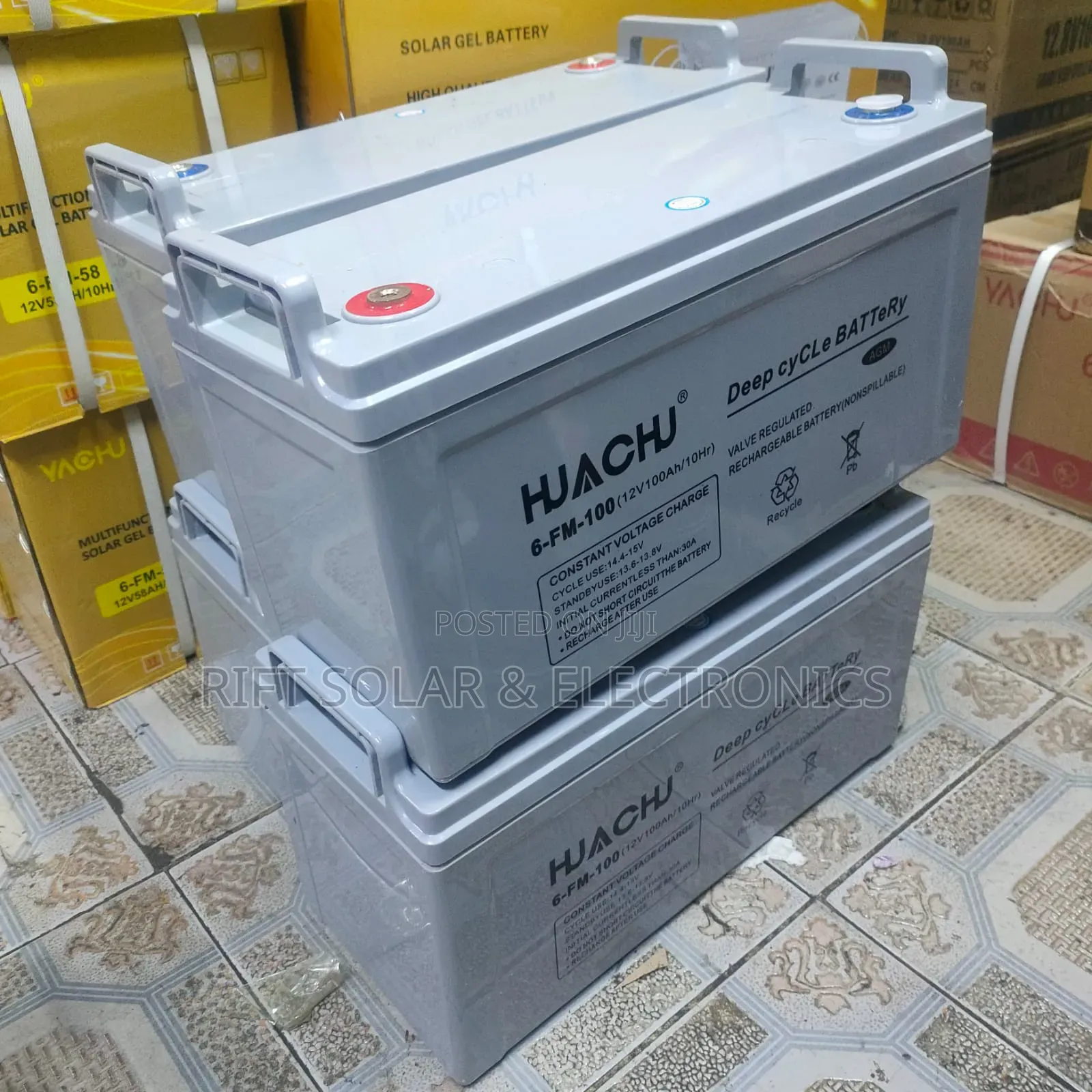 New Original Heavy Duty 100ah - 12v Solar Battery