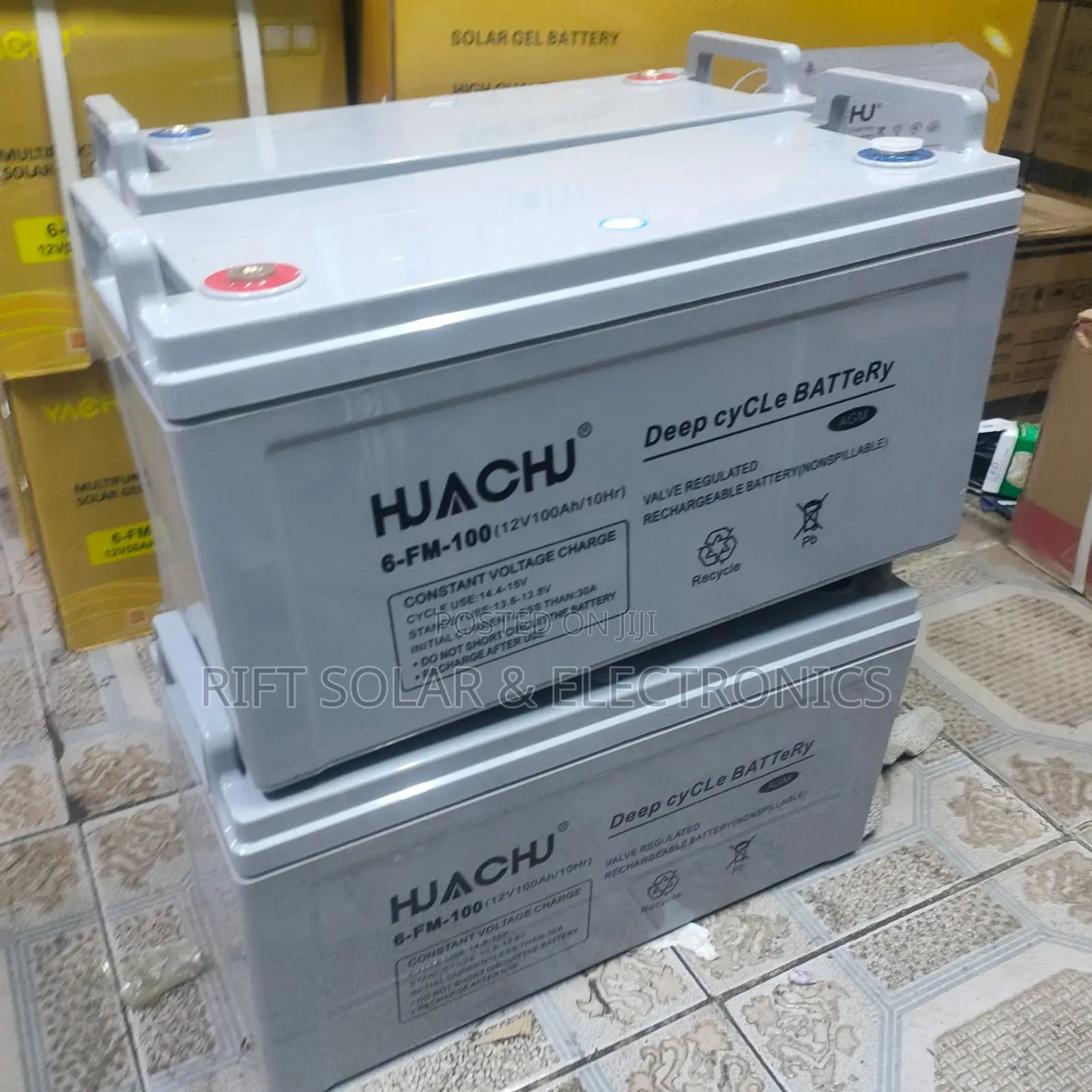 New Original Heavy Duty 100ah - 12v Solar Battery