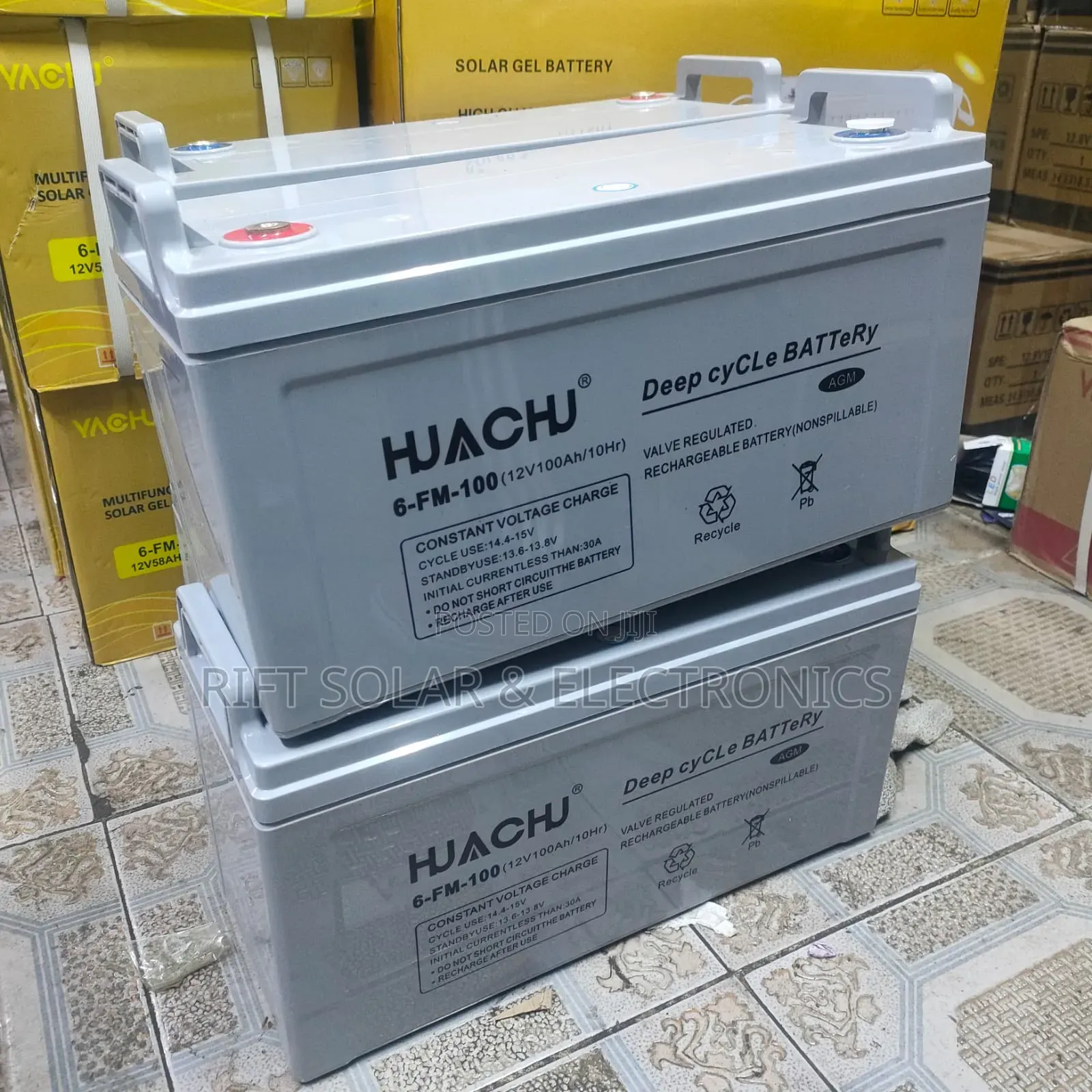 New Original Heavy Duty 100ah - 12v Solar Battery
