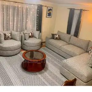 Plush 6 Seater L Sofa +2 Armchairs 1,1