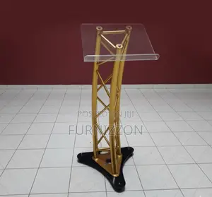 Metallic Podium Stand for Offices and Events