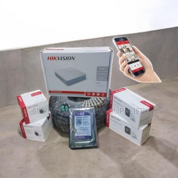 Hikvision 4 Channel 2mp CCTV Camera Kit With Remote Monitoring Support - main view