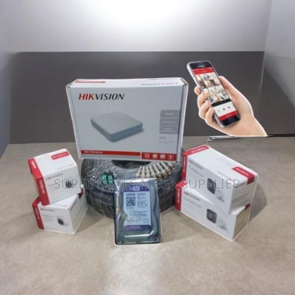 Hikvision 4 Cameras 2mp 1080p Full Hd CCTV Kit With Real Time Alerts - main view