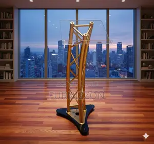 Metallic Lectern Stand for Meetings and Training