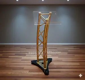 Modern Metal Podium Stand for Business Use