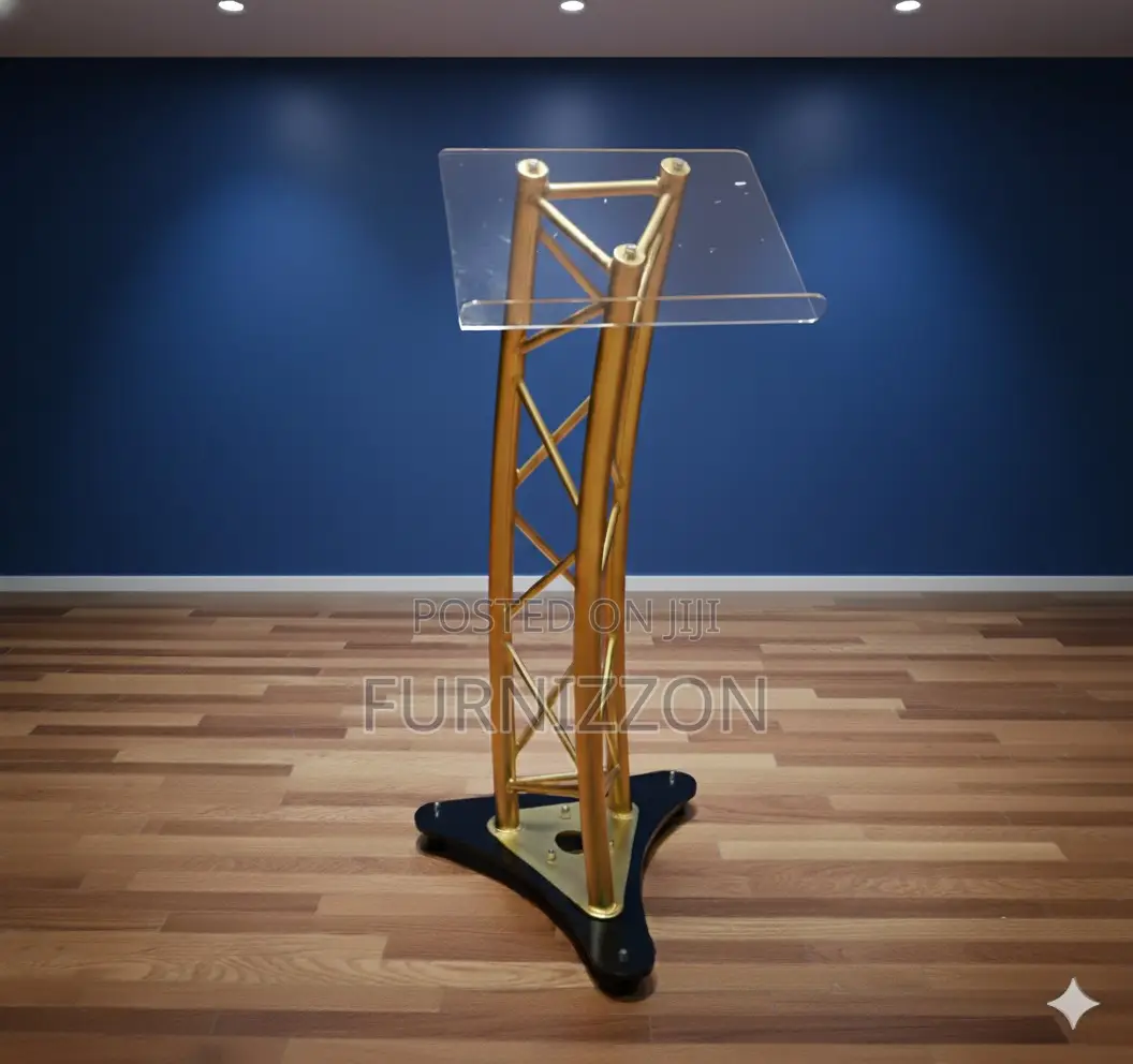 Metallic Podium Stand for Training and Seminars
