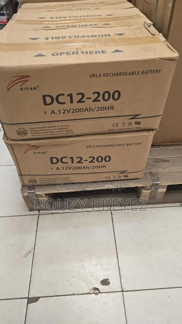 Original Ritar Solar Battery 200ah - main view