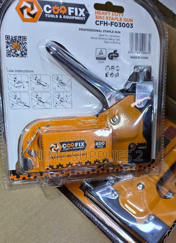 Coofix Staple Gun 3in1 With 600pcs Staple Pins