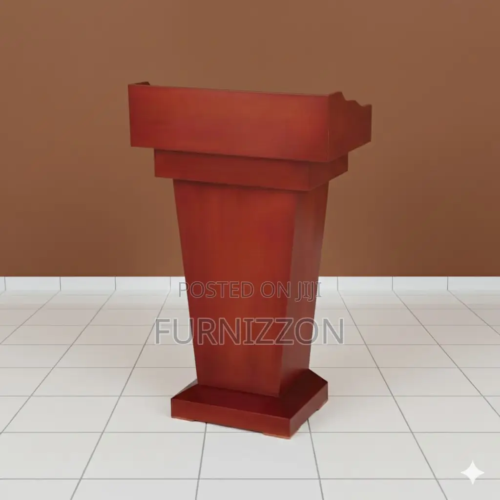 Classic Wooden Podium for Public Speaking