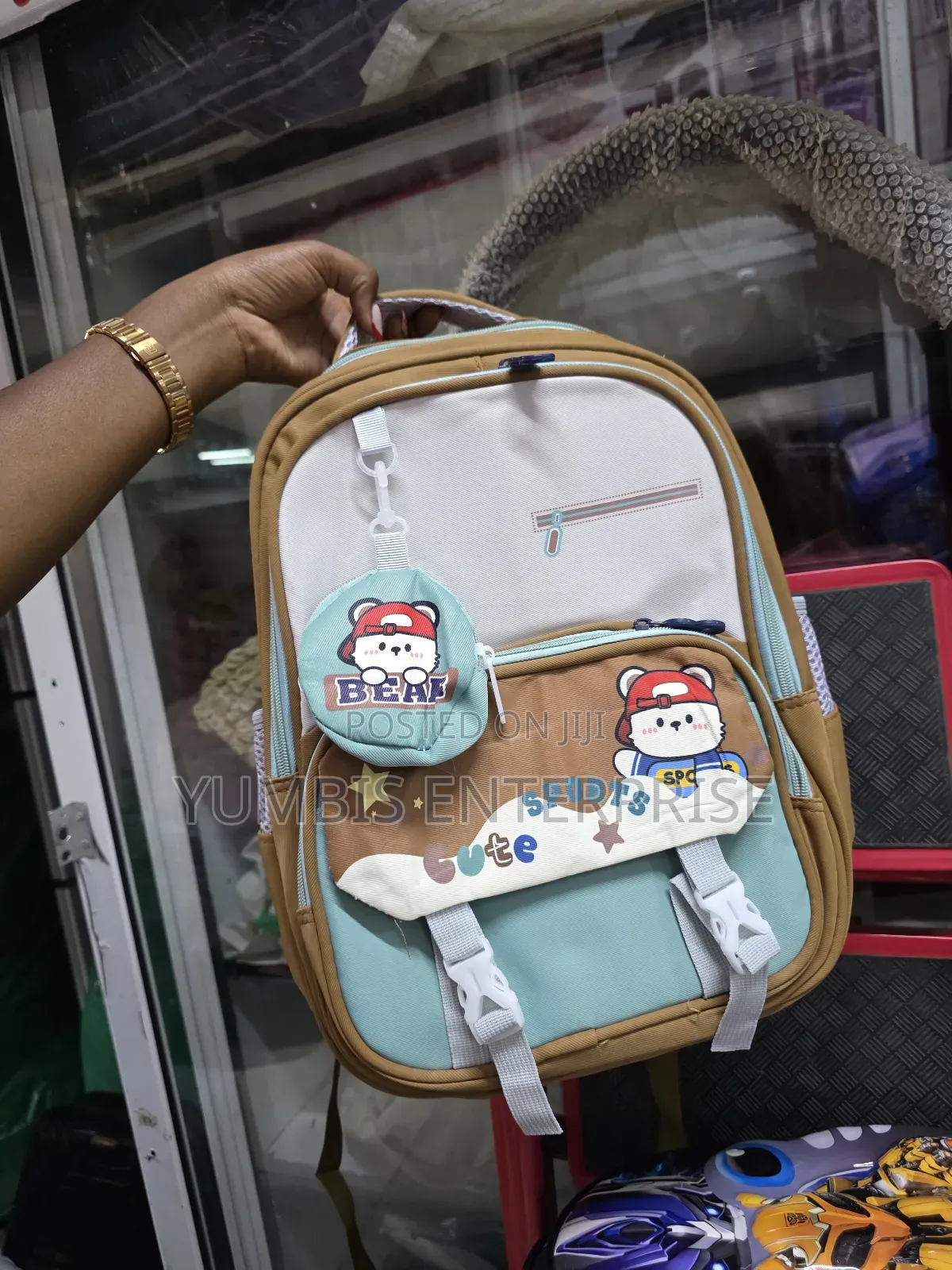 Brown Stylish Kids School Bags,Pp2,Grade 1,2 at 1200