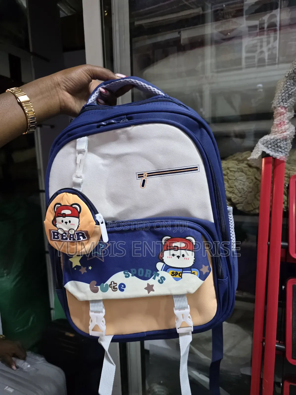 Blue Kids Schools Bags for Grade 1 and Pp2 Pp1 Size at 1200