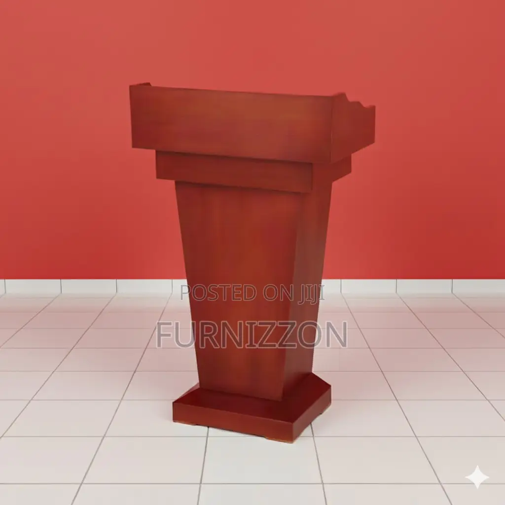 Modern Wooden Podium Stand for Business Use