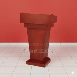 Modern Wooden Podium Stand for Business Use