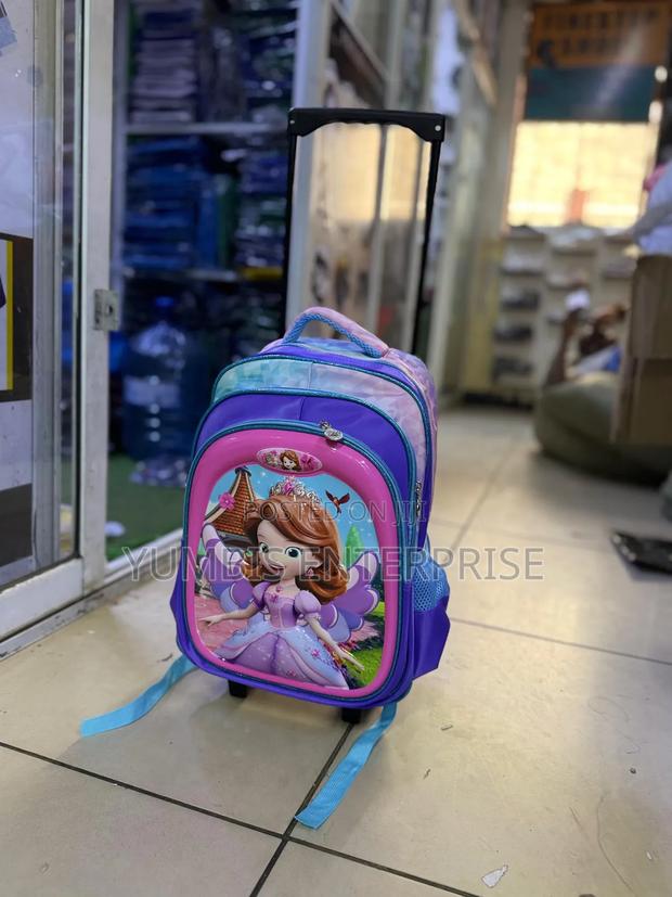 Inbuilt Trolley School Bags at 2000 for School Kids - thumbnail 3