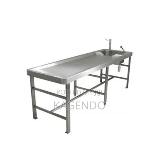 Autopsy Table – Stainless Steel Post-Mortem Table - main view