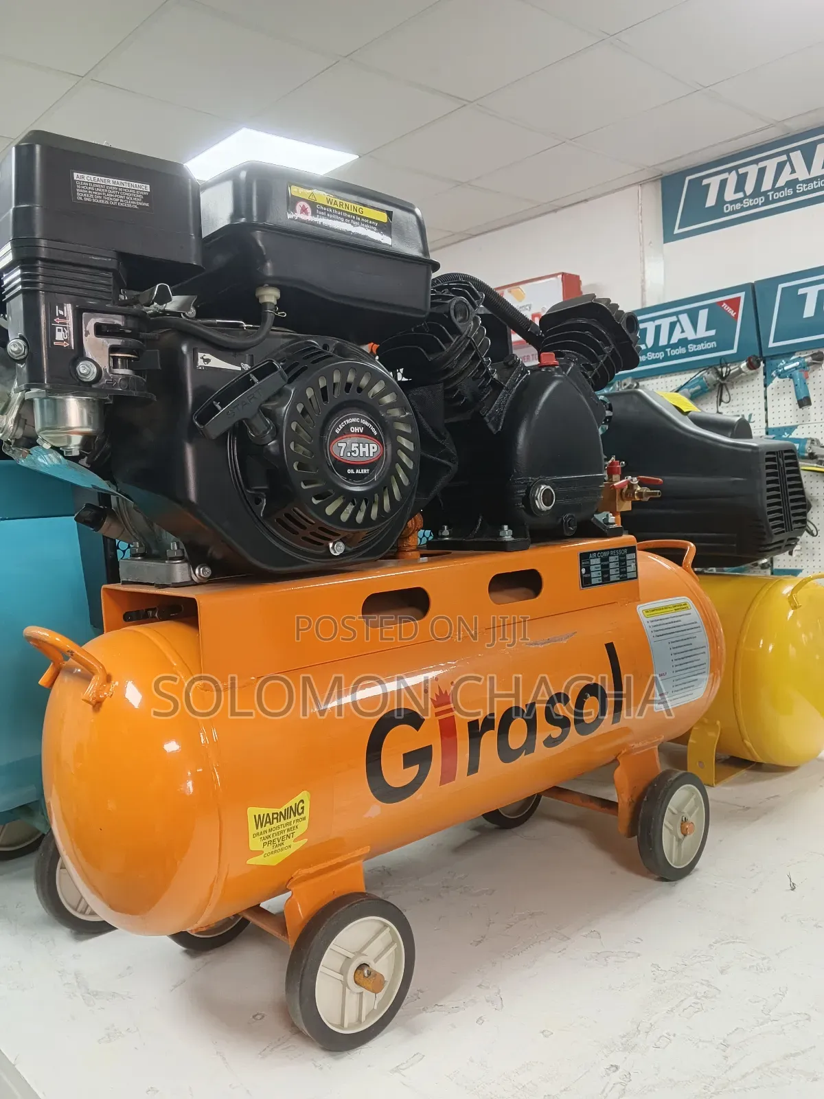 Girasol 65l 7.5hp Air Compressor Gasoline Engine Best Quality