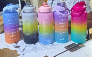 3-in-1 Motivation Water Bottle – 2000ml