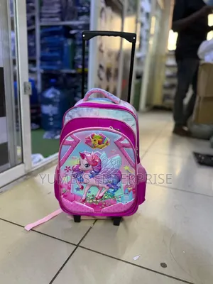Kids Pink Trolley Cartoon Bags at 2000
