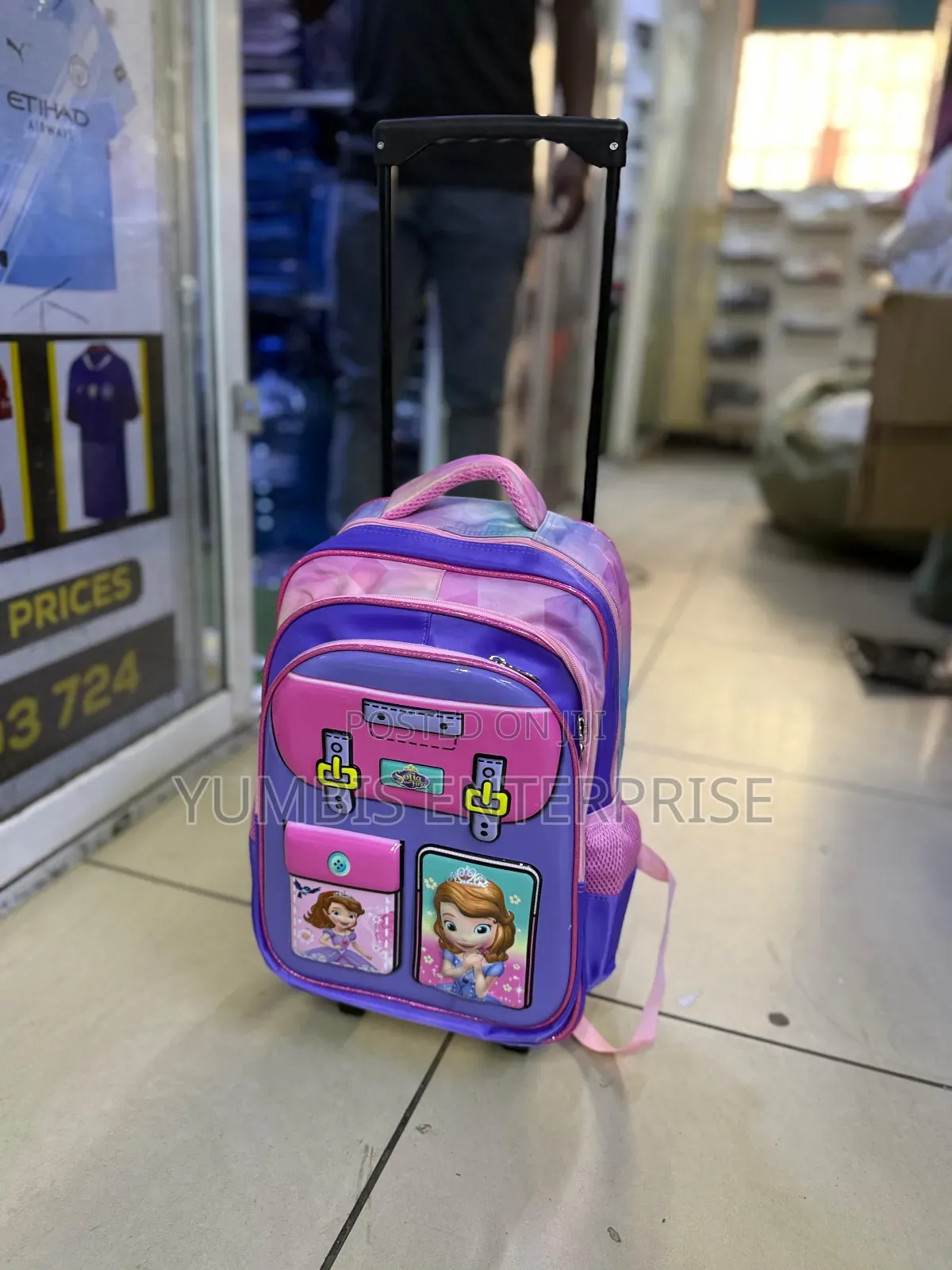 Purple Trolley School Bags for Grade 1,2,3,Pp2 at 2000