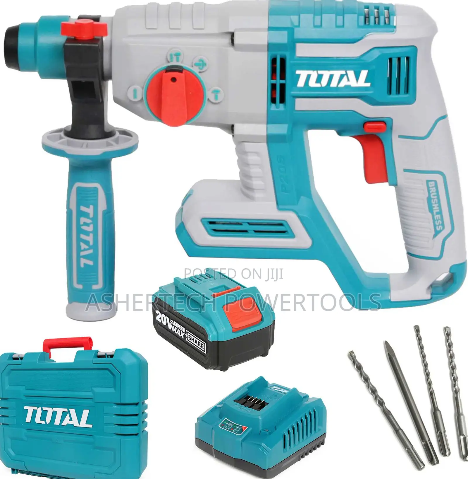 Total Lithium-Ion Rotary Hammer 22mm