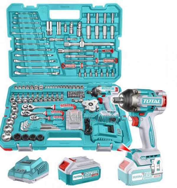 Total Thkthp31522 152 PCS Cordless Impact Wrench Toolsset