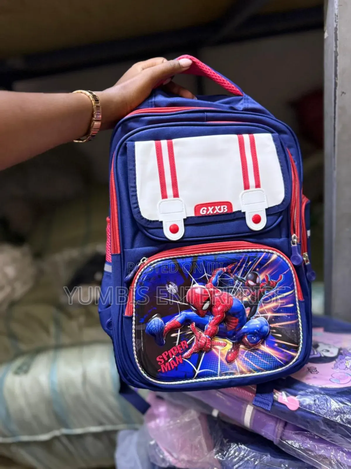 Spiderman Bug School Bags at 1500 Grade 1,2,3,4