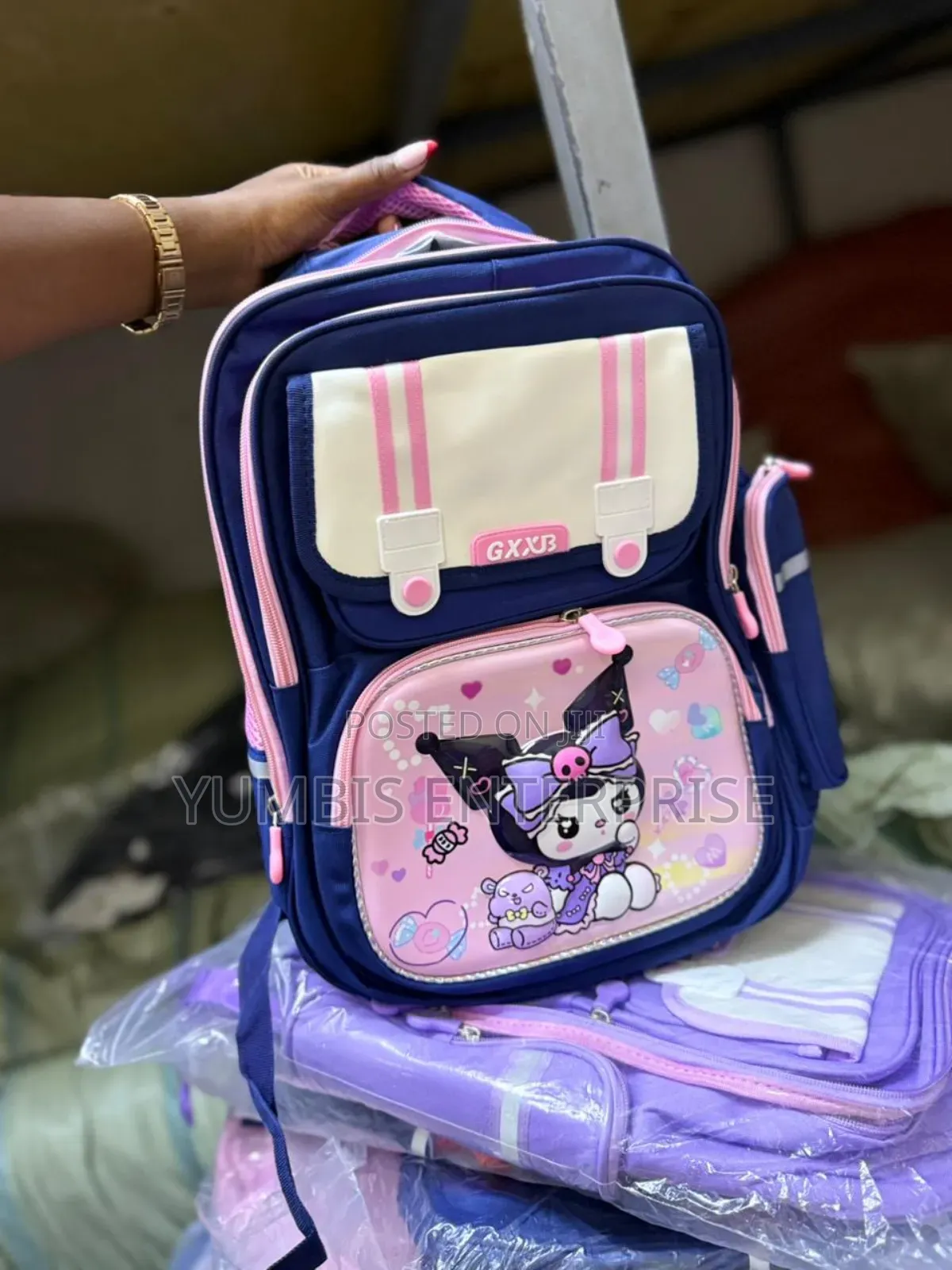Pink School Bag at 1500 for Kids Grade 1,2,3,4