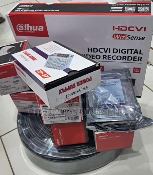 4 Cameras Full Set Dahua 4 Channels 4 Cameras Complete Kit - main view