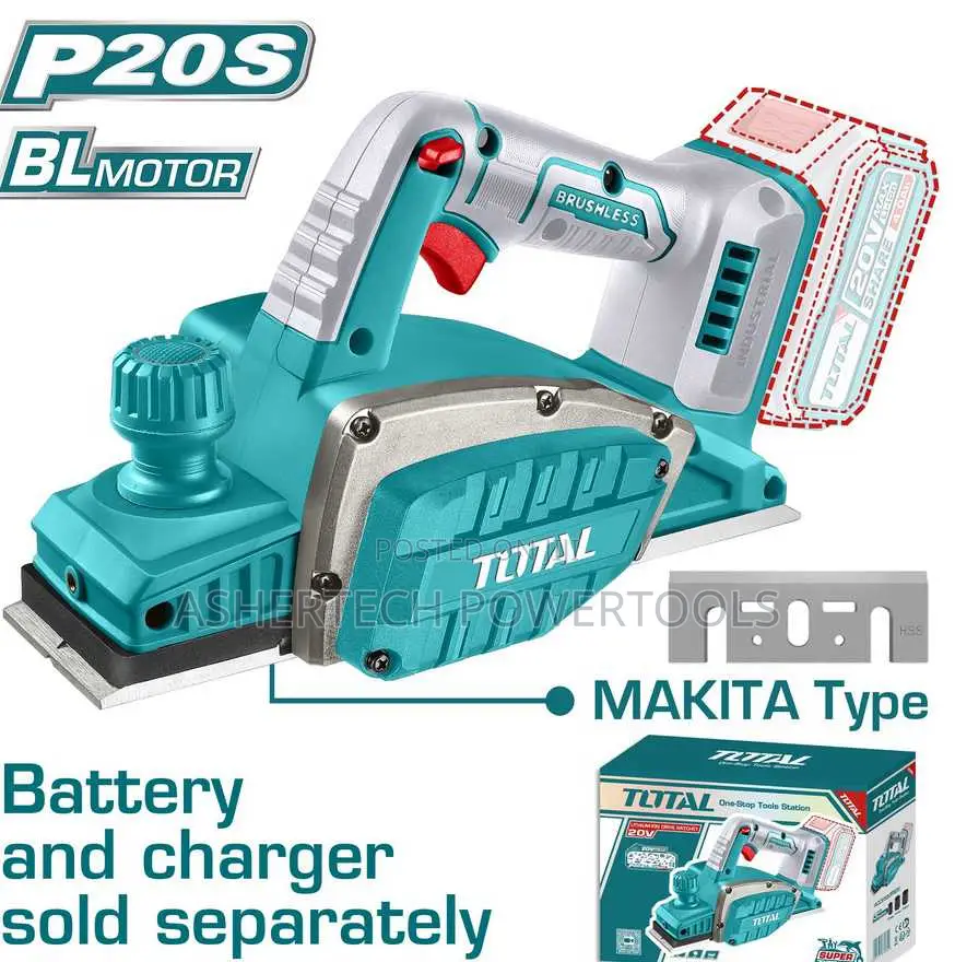 Total Trli20401 Cordless Planer Voltage:20v