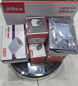 Complete 4 Cameras Dahua 4channel CCTV Full Package 1080p Camera