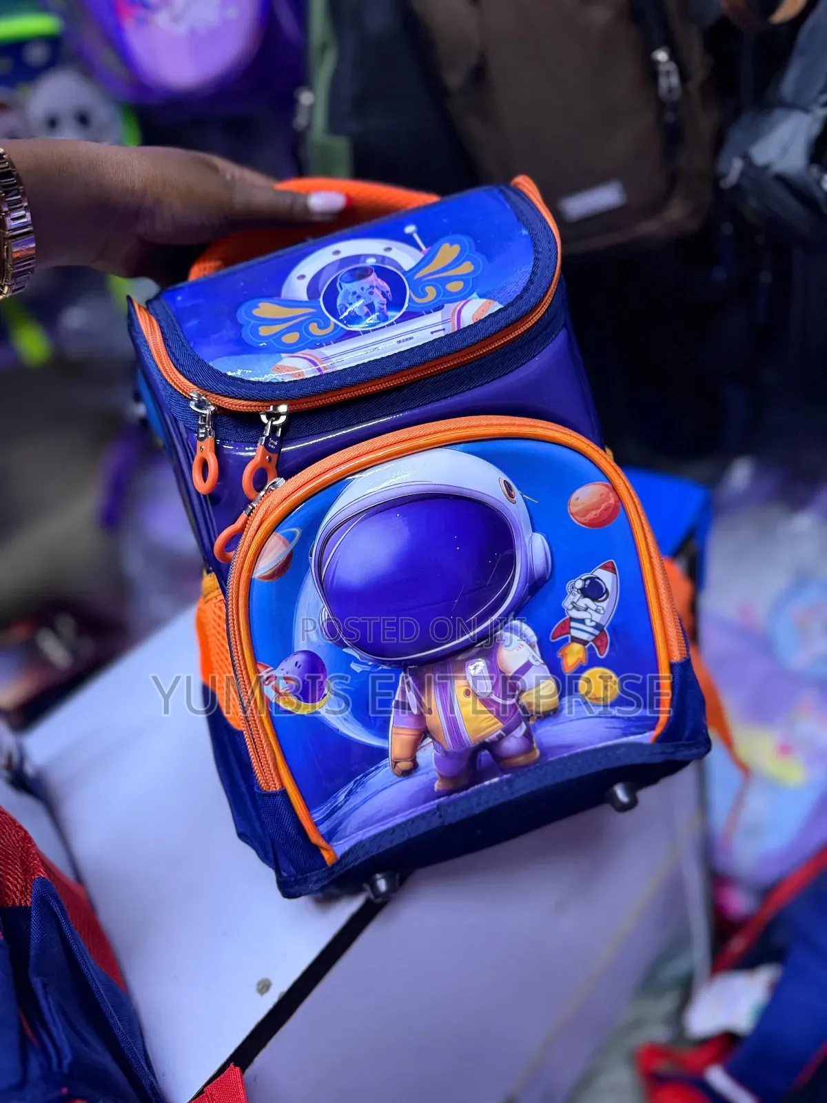 Space Cartoon School Box Bags at 1200