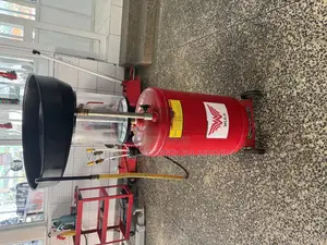 Heavy Duty Oil Drainer Machine Red