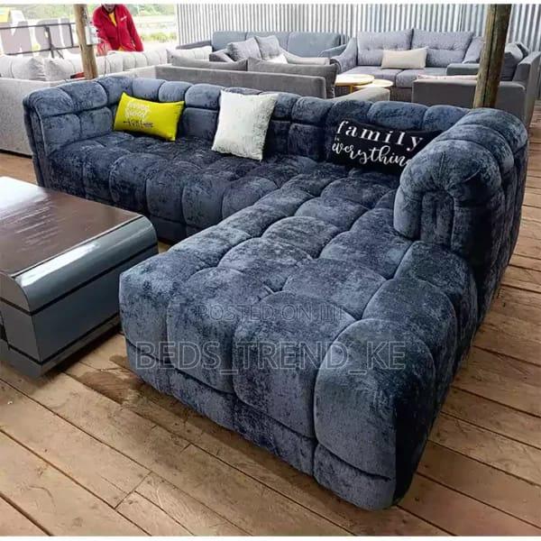 Premier 6 Seater Bubble L Shaped Sofa