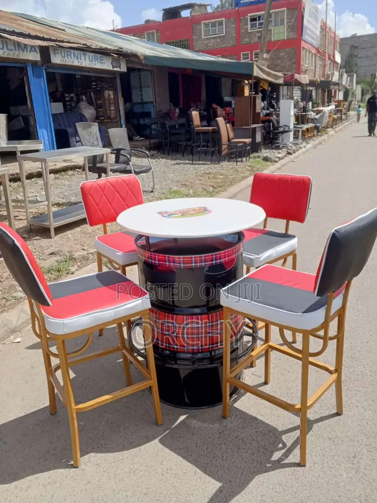 4 Restaurants Seats And A Table