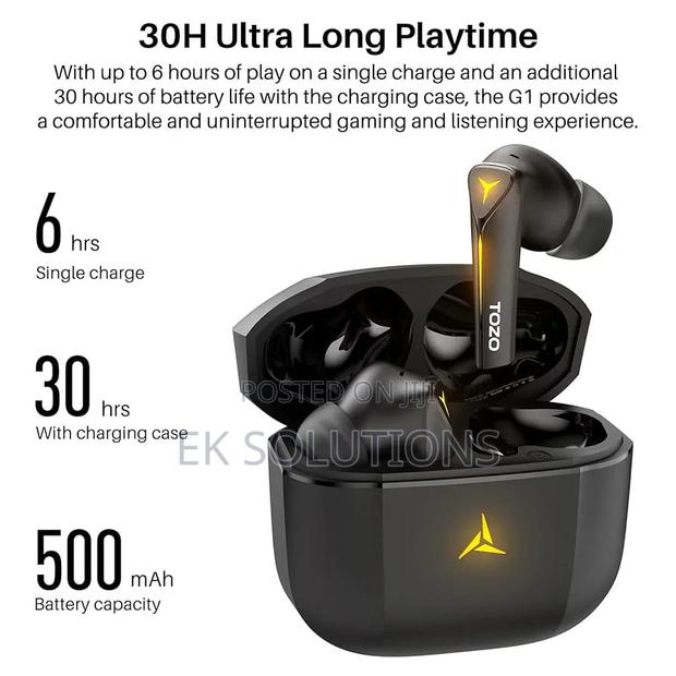 Gaming Earbuds Tozo G1 Made in Usa Bluetooth 5.3 Earphones