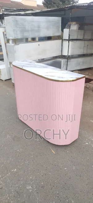 1.2 Meters Pink Spa Reception Desk/ Counter