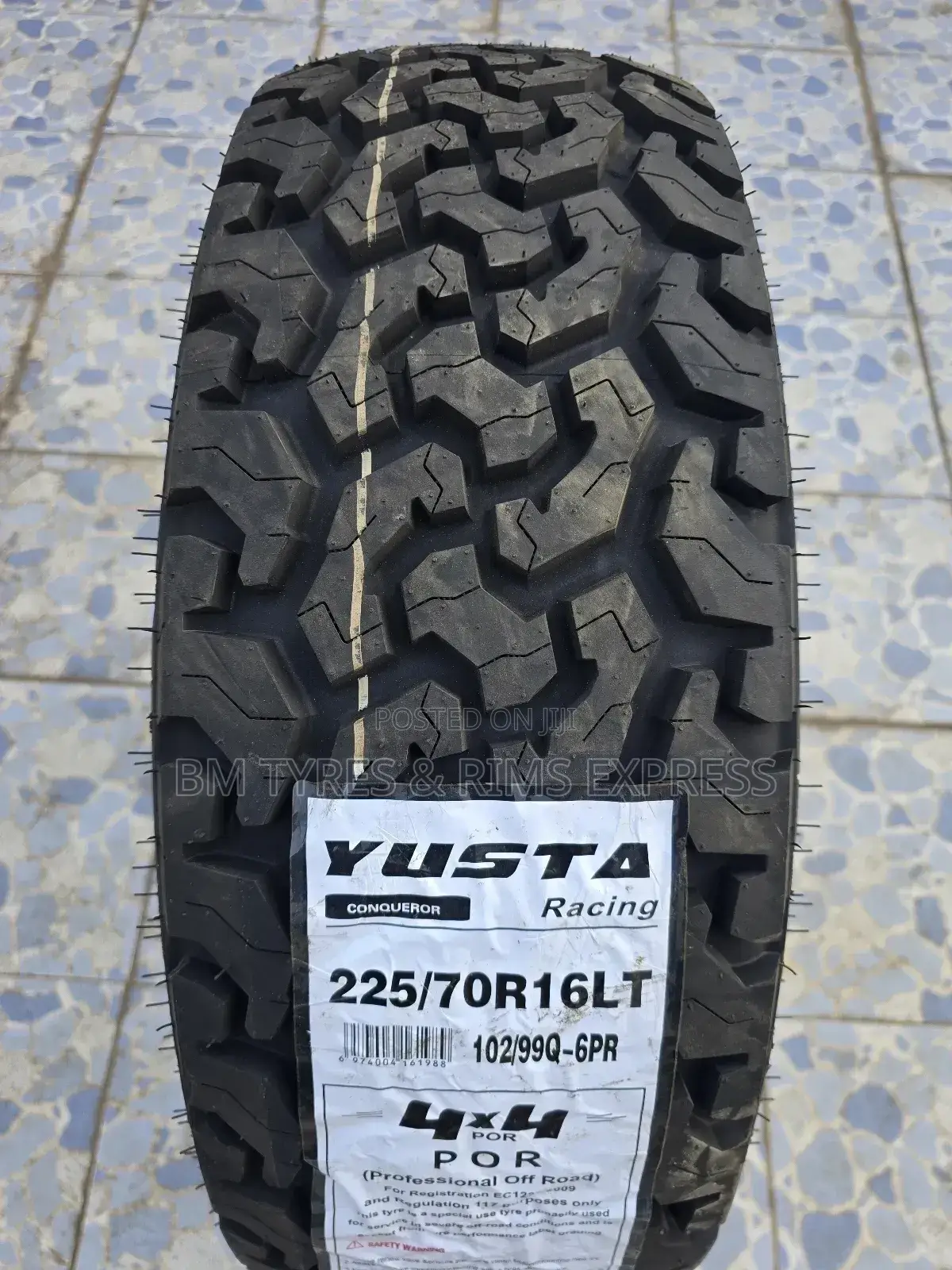 225 /70 R16 Lt Yusta Tyres (All Terrein)