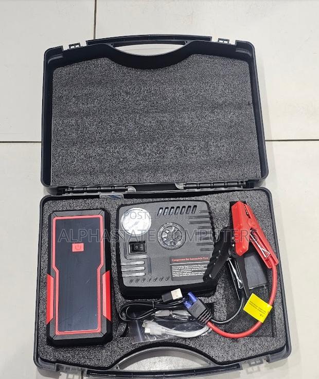 12v Jam Starter With Air Compressor Portable - main view