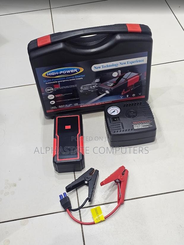 Car Jump Starter With a Tyre Inflator - main view
