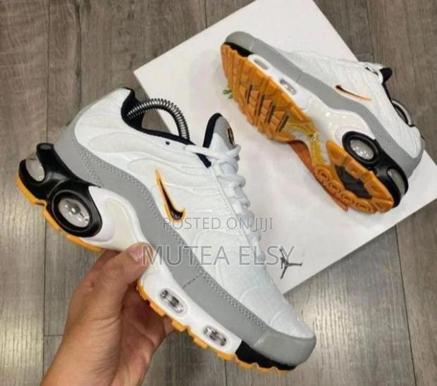 White Grey Nike Tn Men Sneakers - main view