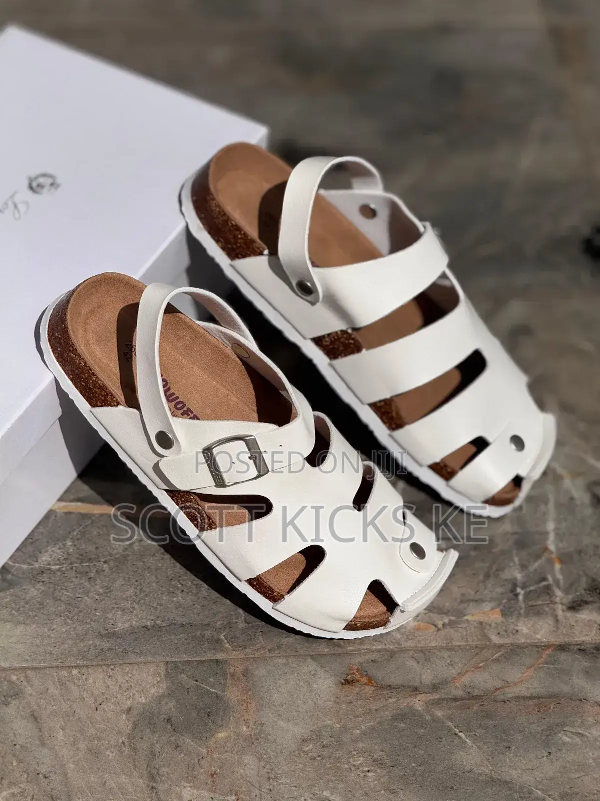 Leather Cork Sandals