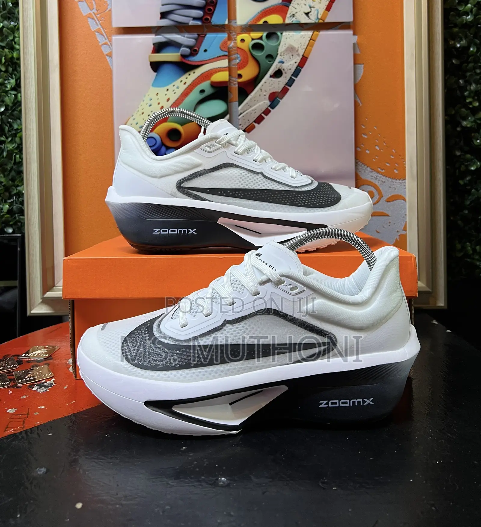 Zoomx Fly 6* “Black”/ Purple/ Orange Sizes:38-45