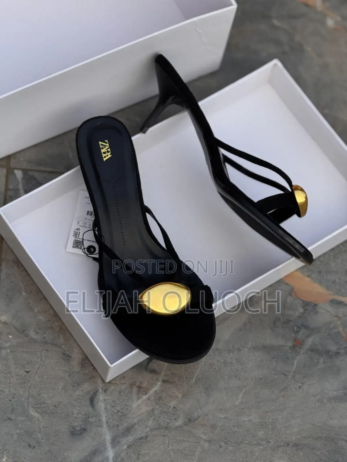 High Quality(Zara) Slip-on Suede Open Heel
