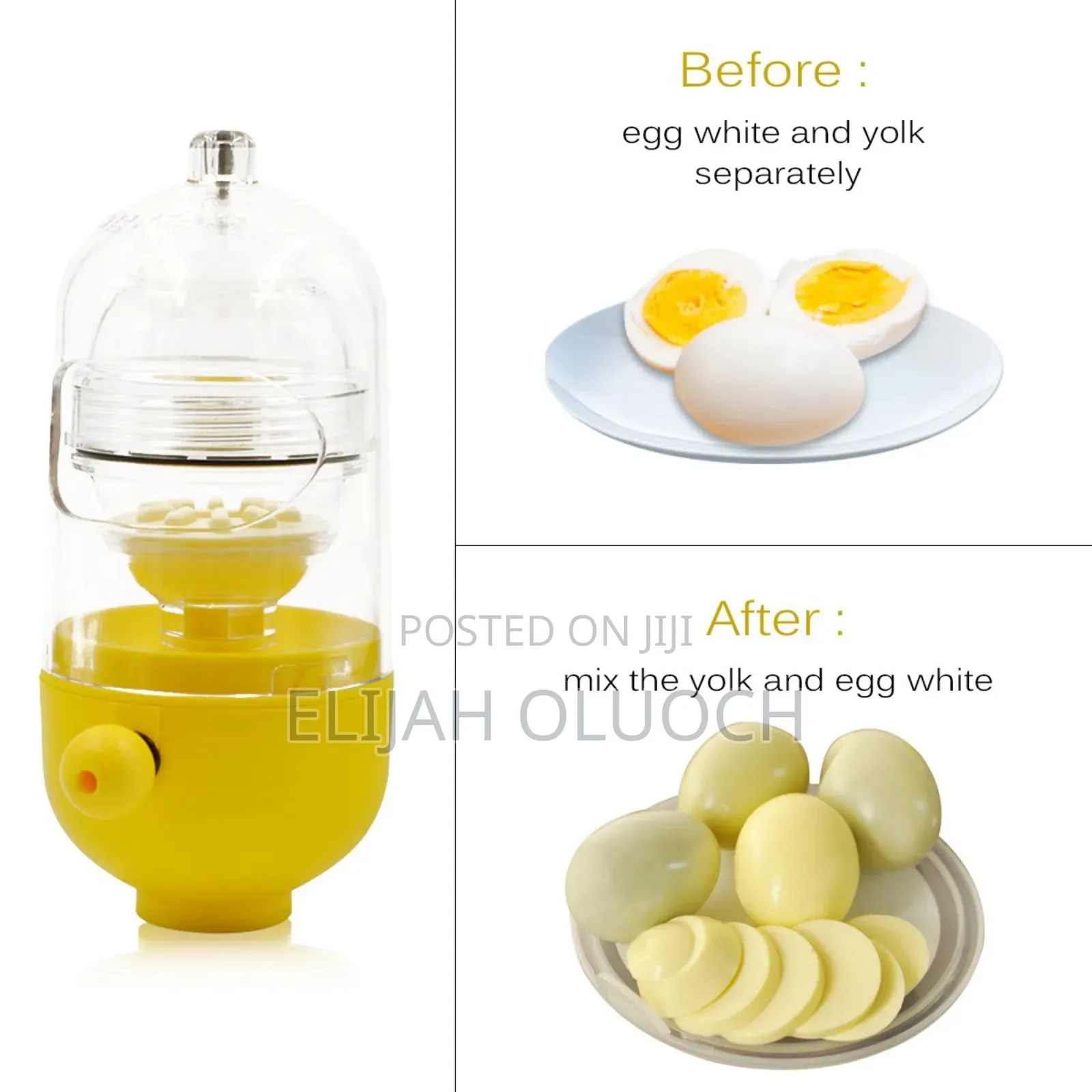 Easy to Operate by Rope Egg Mixer.