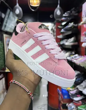 Adidas Suede Brown Pink/ Green / Black / Pink Sizes:36-41