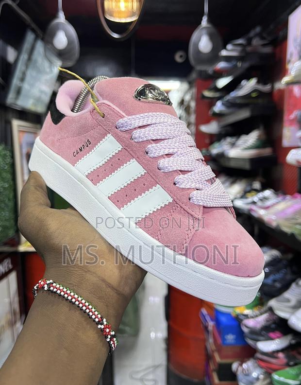 Adidas Suede Brown Pink/ Green / Black / Pink Sizes:36-41 - thumbnail 4