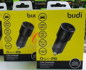 Budi Cc628tqb *36w* Car Charger With Ring Led Indicator